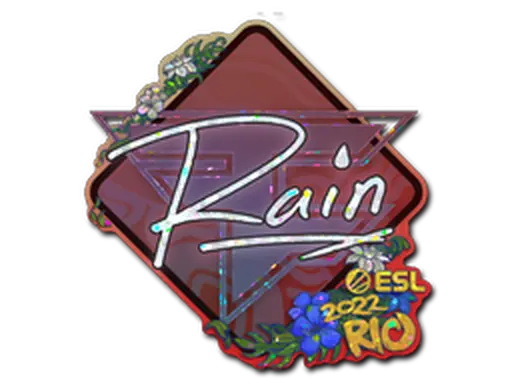 Sticker | rain (Glitter) | Rio 2022