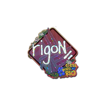 Sticker | rigoN (Glitter) | Rio 2022