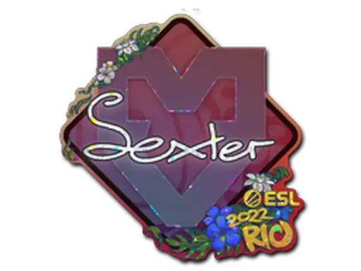 Sticker | dexter (Glitter) | Rio 2022