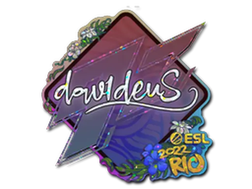 Sticker | dav1deuS (Glitter) | Rio 2022