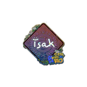 Sticker | isak (Glitter) | Rio 2022