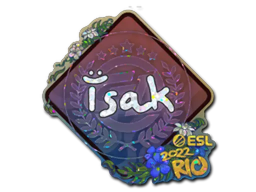 Sticker | isak (Glitter) | Rio 2022