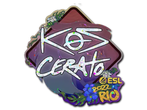 Sticker | KSCERATO (Glitter) | Rio 2022