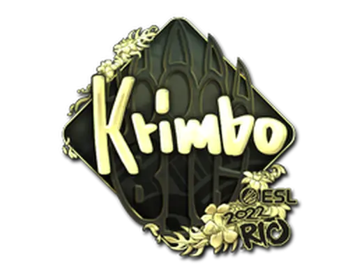 Sticker | Krimbo (Gold) | Rio 2022