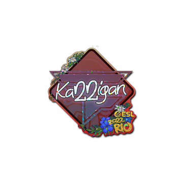Sticker | karrigan (Glitter) | Rio 2022