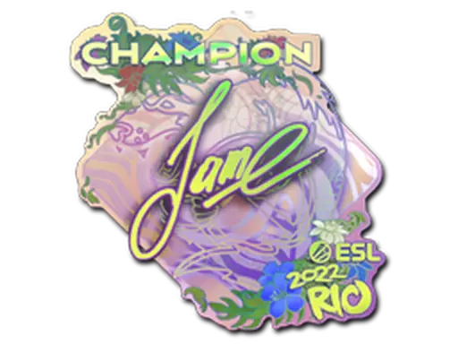 Sticker | Jame (Holo, Champion) | Rio 2022