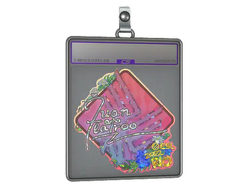 Sticker Slab | juanflatroo (Glitter) | Rio 2022