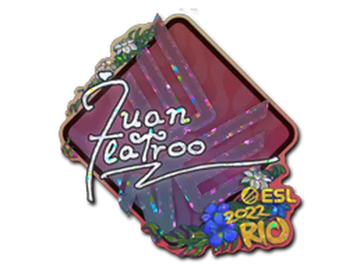 Sticker | juanflatroo (Glitter) | Rio 2022