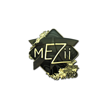 Sticker | mezii (Gold) | Rio 2022