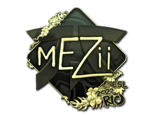 Sticker | mezii (Gold) | Rio 2022