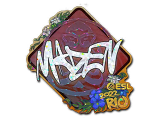 Sticker | maden (Glitter) | Rio 2022