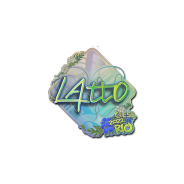 Sticker | latto (Holo) | Rio 2022