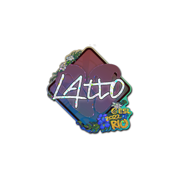 Sticker | latto (Glitter) | Rio 2022