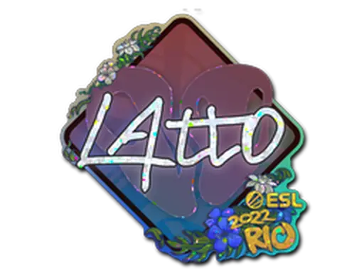 Sticker | latto (Glitter) | Rio 2022