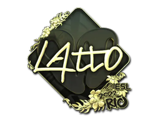 Sticker | latto (Gold) | Rio 2022
