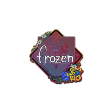 Sticker | frozen (Glitter) | Rio 2022