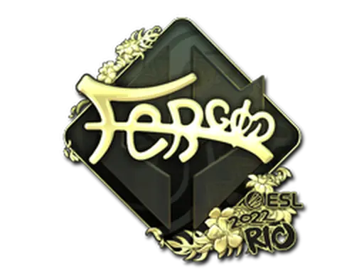 Sticker | fer (Gold) | Rio 2022