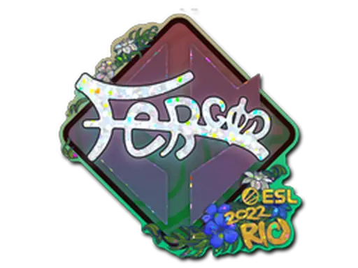 Sticker | fer (Glitter) | Rio 2022