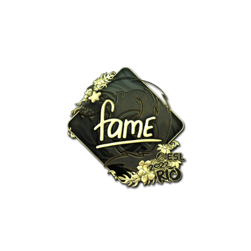 Sticker | fame (Gold) | Rio 2022