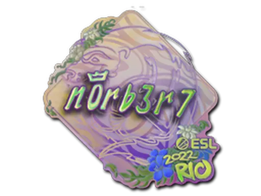 Sticker | n0rb3r7 (Holo) | Rio 2022