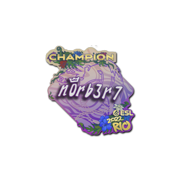 Sticker | n0rb3r7 (Champion) | Rio 2022