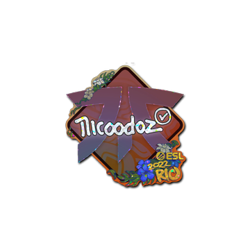 Sticker | nicoodoz (Glitter) | Rio 2022