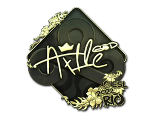 Sticker | Ax1Le (Gold) | Rio 2022