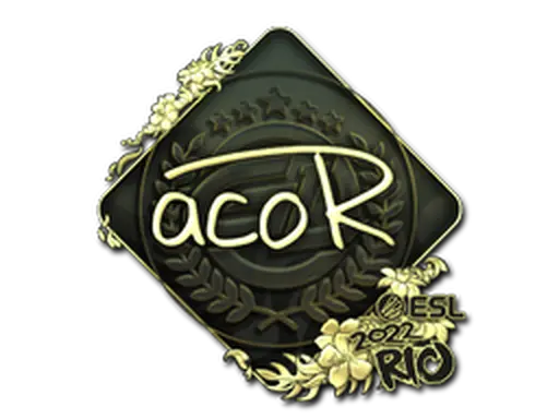Sticker | acoR (Gold) | Rio 2022