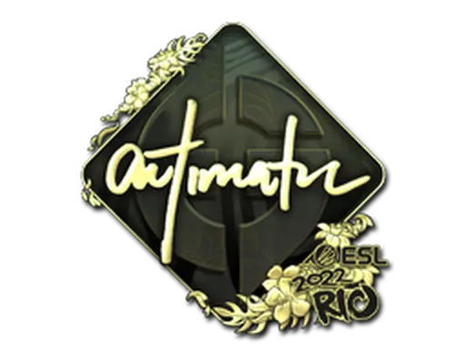 Sticker | autimatic (Gold) | Rio 2022