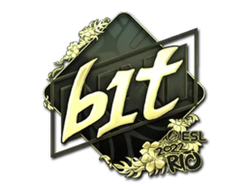 Sticker | b1t (Gold) | Rio 2022
