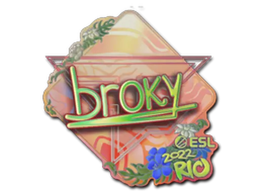 Sticker | broky (Holo) | Rio 2022