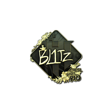 Sticker | bLitz (Gold) | Rio 2022