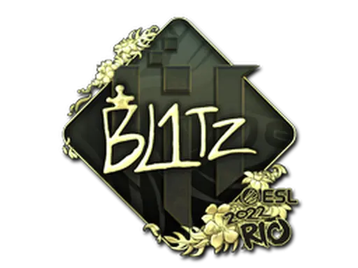 Sticker | bLitz (Gold) | Rio 2022