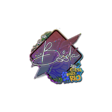 Sticker | BUDA (Glitter) | Rio 2022