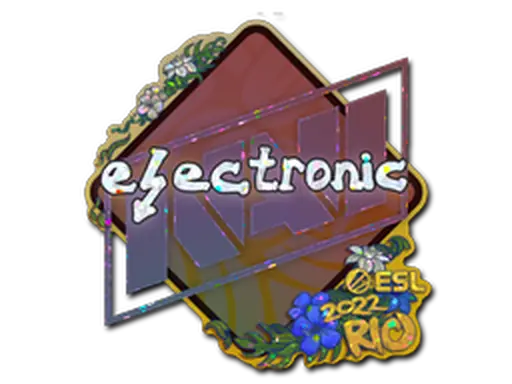Sticker | electronic (Glitter) | Rio 2022