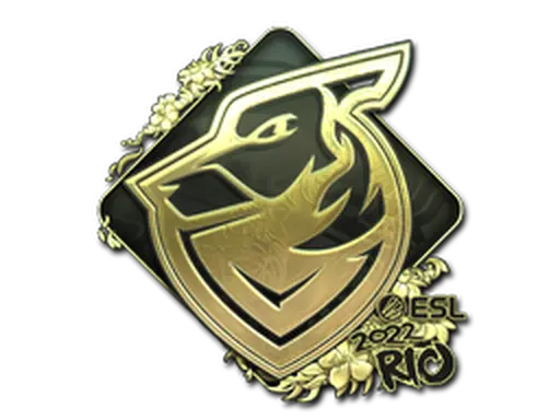 Sticker | Grayhound Gaming (Gold) | Rio 2022