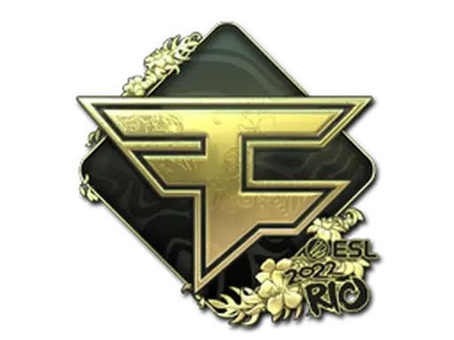 Sticker | FaZe Clan (Gold) | Rio 2022