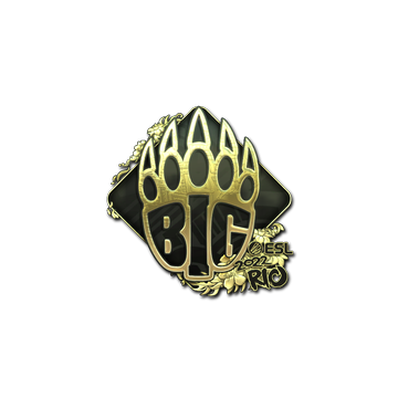 Sticker | BIG (Gold) | Rio 2022