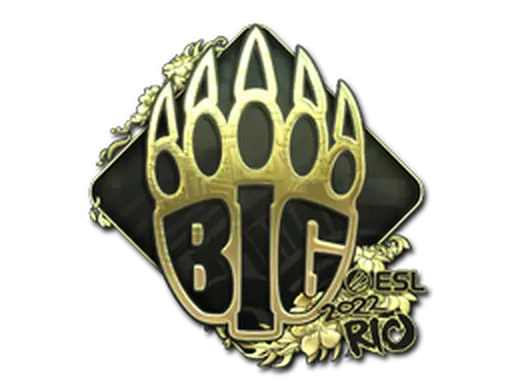 Sticker | BIG (Gold) | Rio 2022