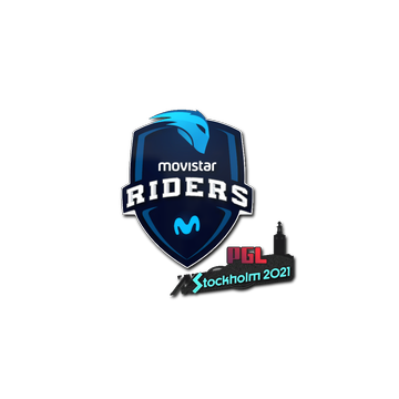 Sticker | Movistar Riders | Stockholm 2021