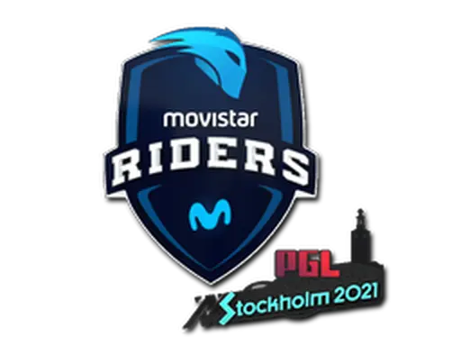 Sticker | Movistar Riders | Stockholm 2021