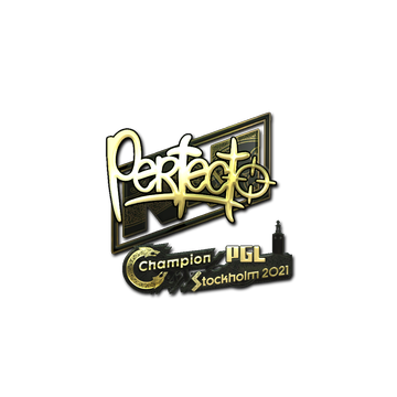 Sticker | Perfecto (Gold) | Stockholm 2021