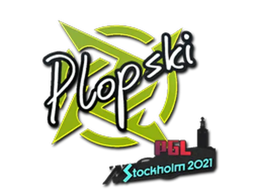 Sticker | Plopski | Stockholm 2021