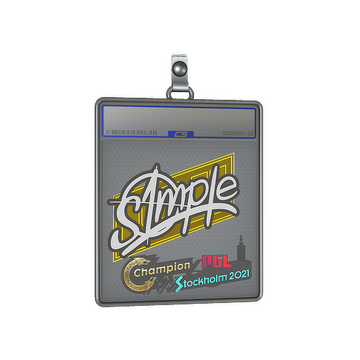 Sticker Slab | s1mple | Stockholm 2021