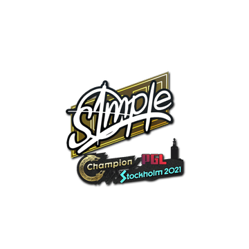 Sticker | s1mple | Stockholm 2021