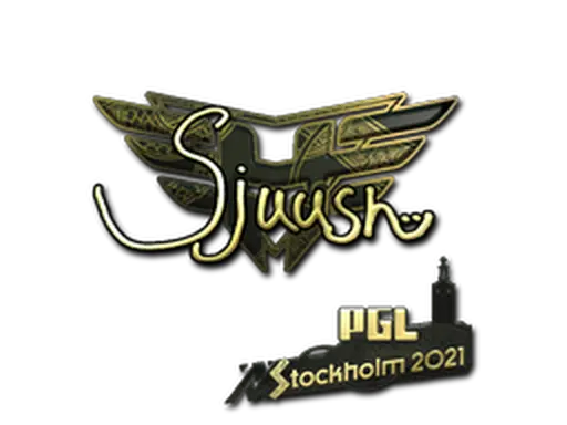 Sticker | sjuush (Gold) | Stockholm 2021