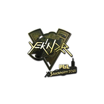 Sticker | YEKINDAR (Gold) | Stockholm 2021