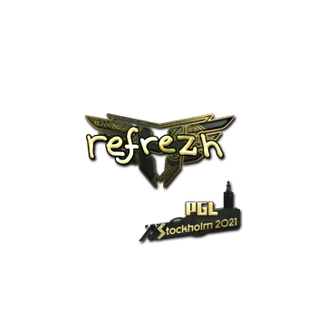 Sticker | refrezh (Gold) | Stockholm 2021
