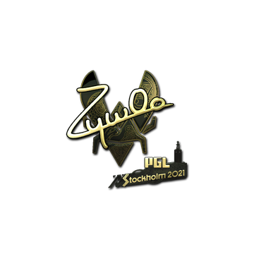 Sticker | ZywOo (Gold) | Stockholm 2021