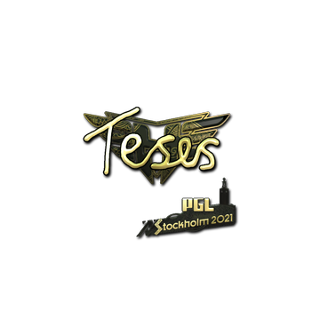 Sticker | TeSeS (Gold) | Stockholm 2021